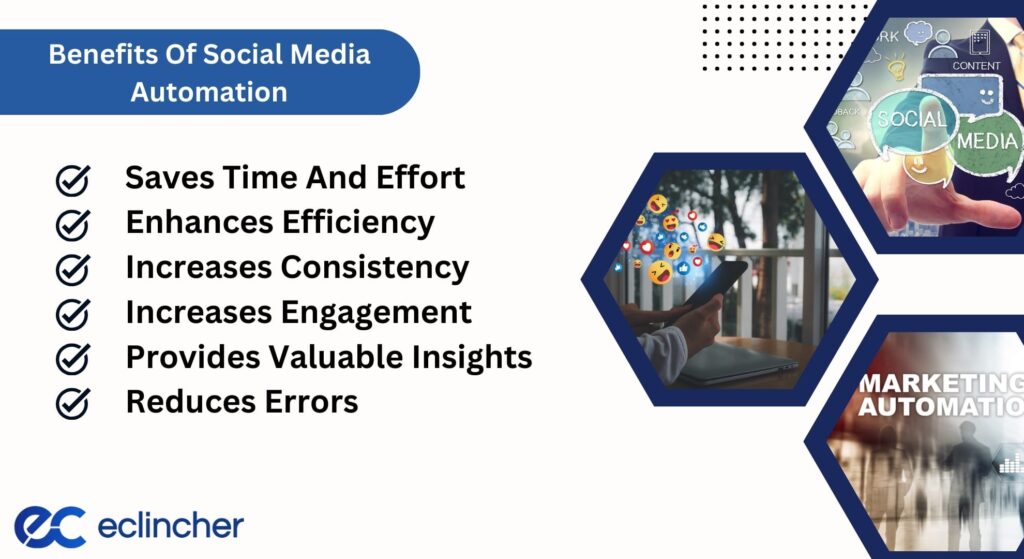benefits of social media automation used by a digital marketing virtual assistant