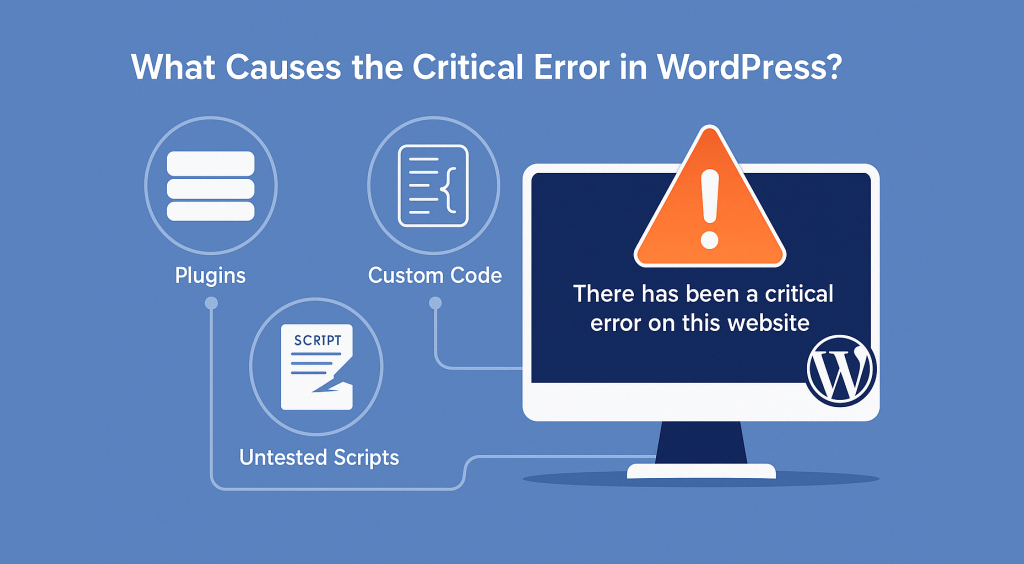 causes of critical error in wordpress